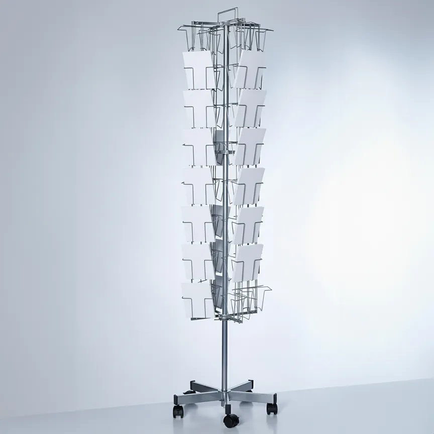 Ett ställ för DigiGuiden med 56 fack. 